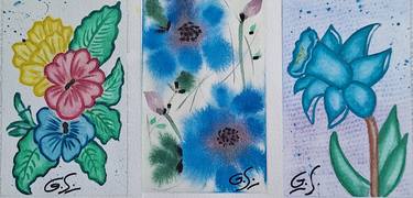 Original Pop Art Floral Paintings by Susana Giordano