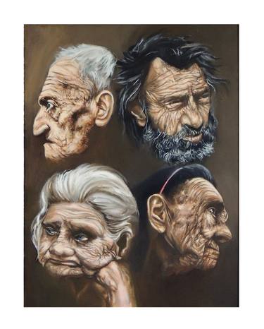 Original Figurative Time Paintings by Eduardo Rosa