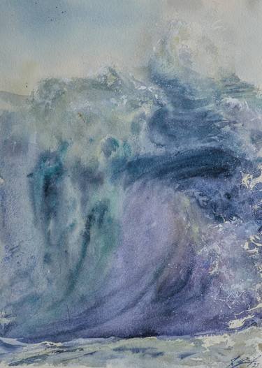 Print of Expressionism Water Paintings by DeGumiel ArteEstudio