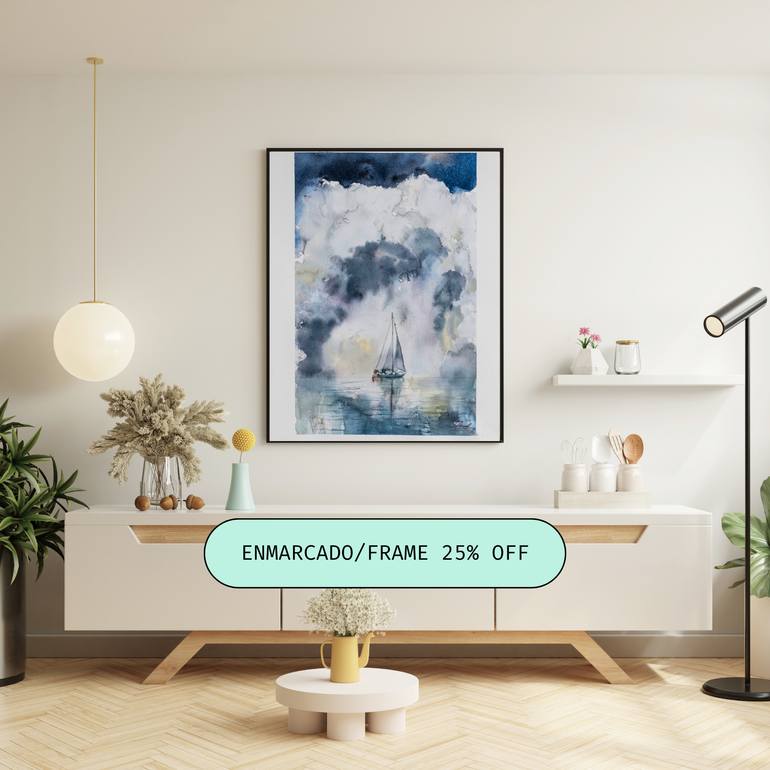 Original Expressionism Water Painting by Degumiel Arteestudio