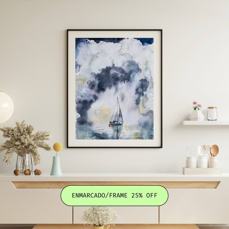 Original Expressionism Water Painting by Degumiel Arteestudio