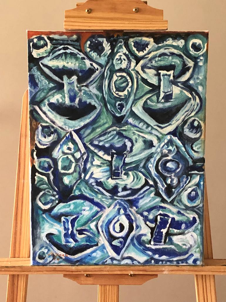 Original Contemporary Abstract Painting by Ali Jenab