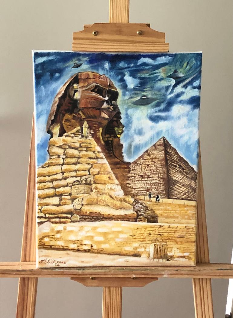 Original Expressionism Architecture Painting by Ali Jenab