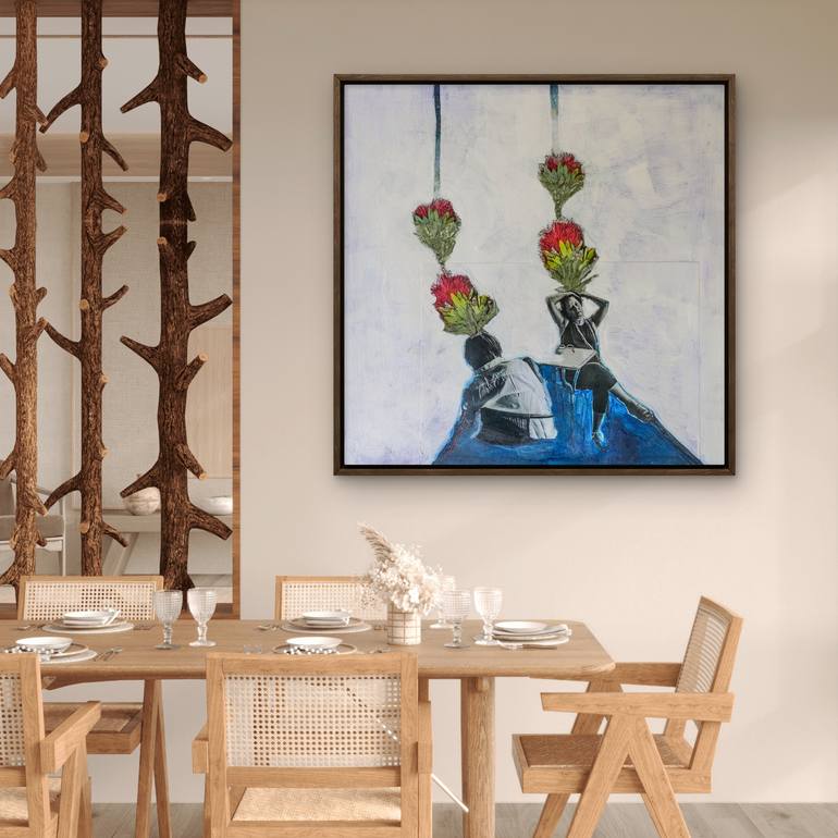 Original Contemporary Abstract Mixed Media by Janne Bar Rashi
