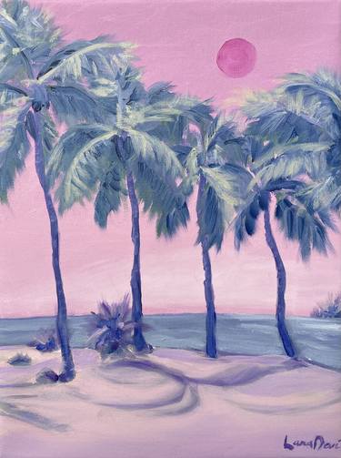 Original Impressionism Beach Paintings by Lana Devi