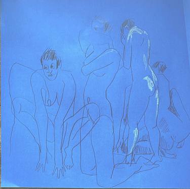 Print of Body Drawings by Maria Luchankina