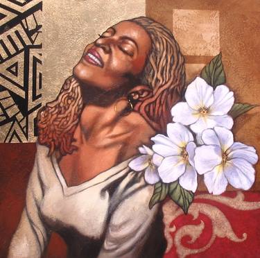 Original Figurative Women Paintings by Herbert Davis