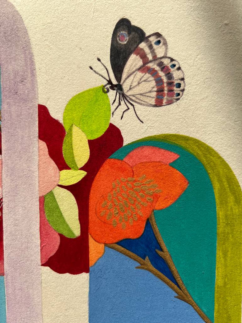 Original Art Deco Fantasy Painting by Heather Kim