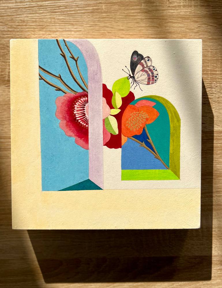 Original Art Deco Fantasy Painting by Heather Kim