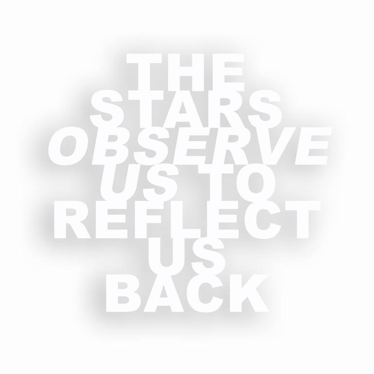 Original People Digital by We Are Snow On Fire | Contemporary Art on Paper | the stars observe us to reflect us back