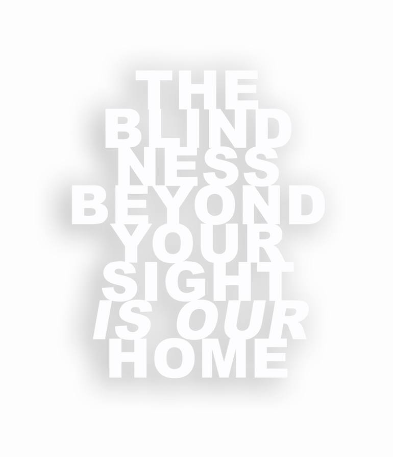 Original People Digital by We Are Snow On Fire | Contemporary Art on Paper | the blindness beyond your sight is our home