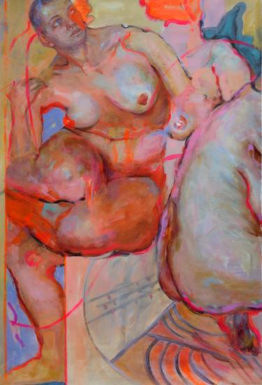 Original Abstract Body Paintings by Sveta Malakhoff