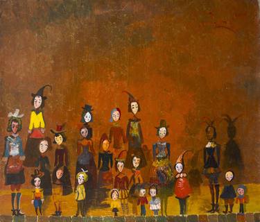 Original Figurative Children Painting by Temo Svirely