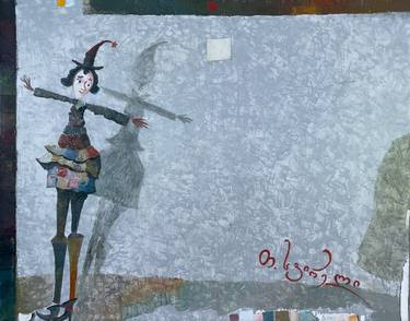 Original Figurative People Painting by Temo Svirely