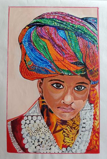 Original People Paintings by Madhumita Kundu