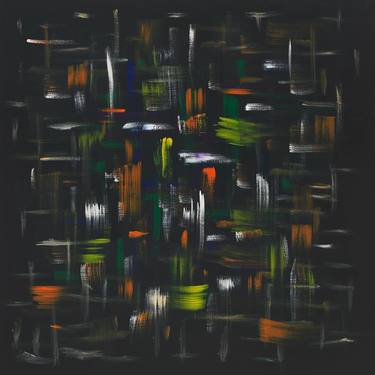 Original Abstract Expressionism Time Paintings by Yoonhan Jeon