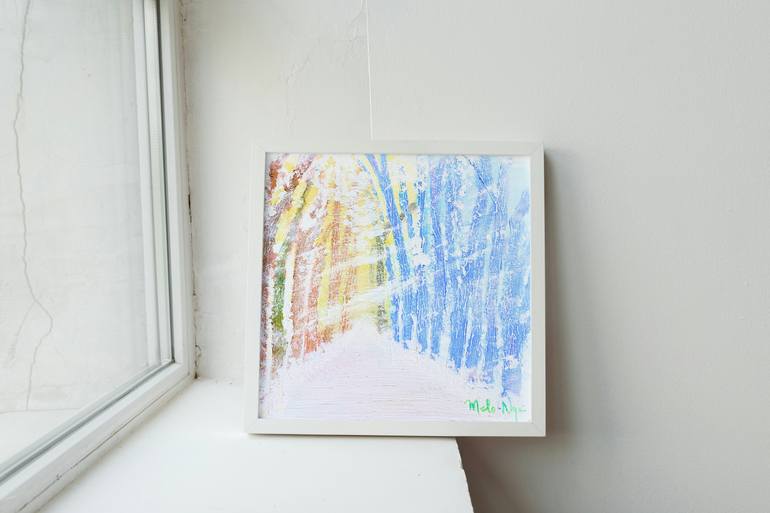 Original Abstract Expressionism Abstract Painting by Melo Ngai