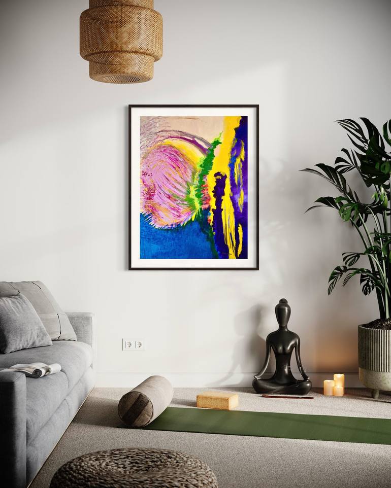 Original Abstract Painting by Melo Ngai