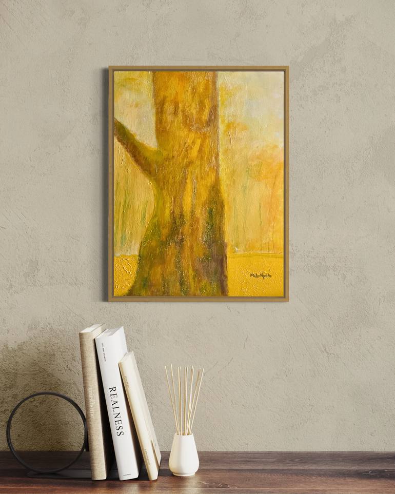 Original Abstract Nature Painting by Melo Ngai