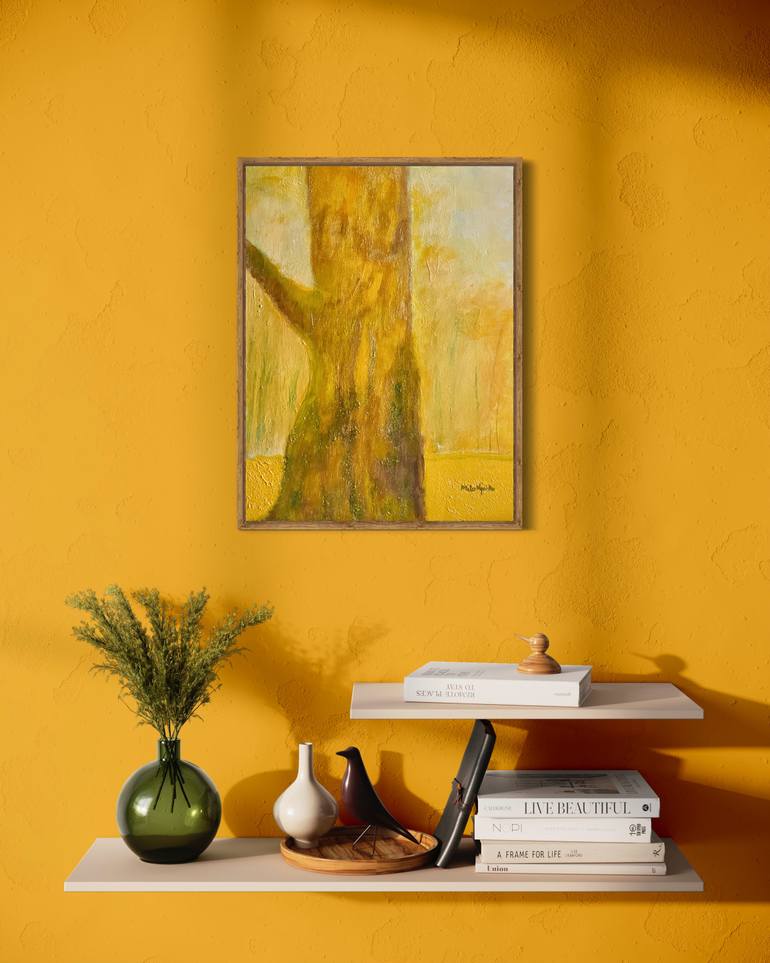 Original Abstract Nature Painting by Melo Ngai