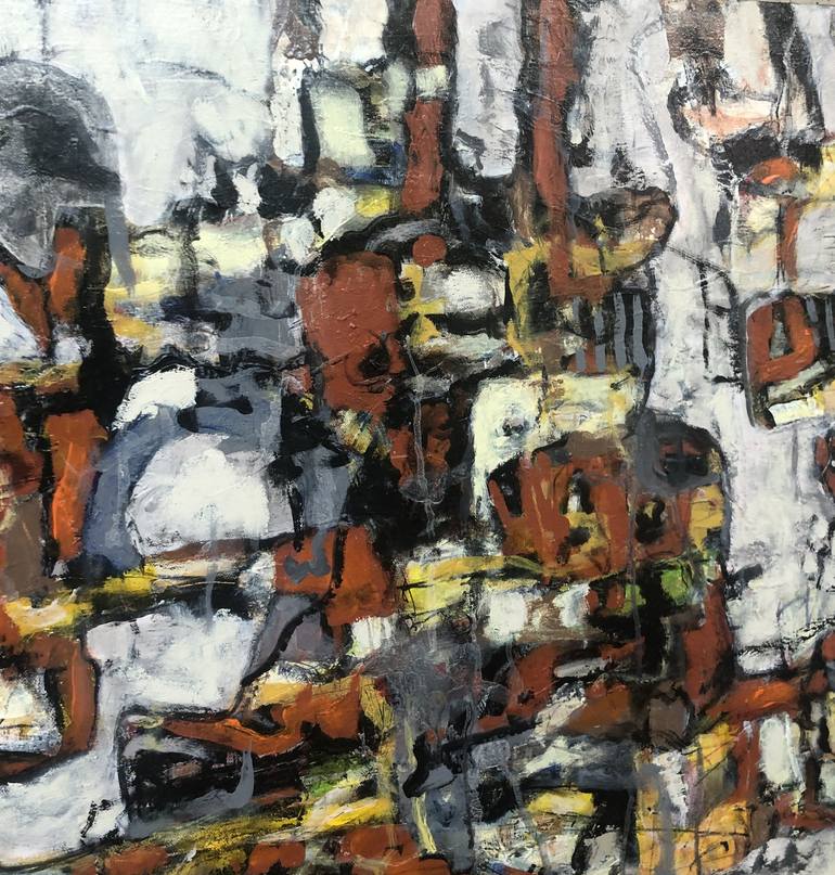 Original Abstract Expressionism Abstract Painting by Jeffrey Davies 