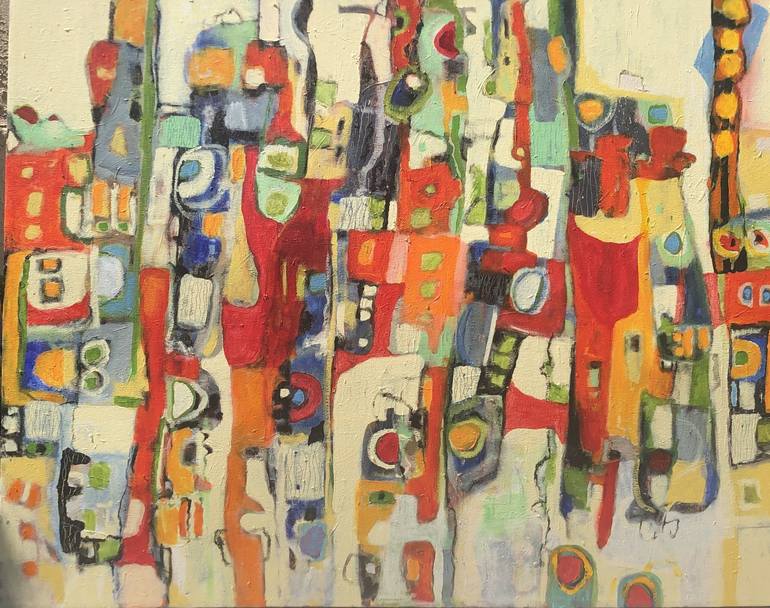 Original Contemporary Abstract Painting by Jeffrey Davies 