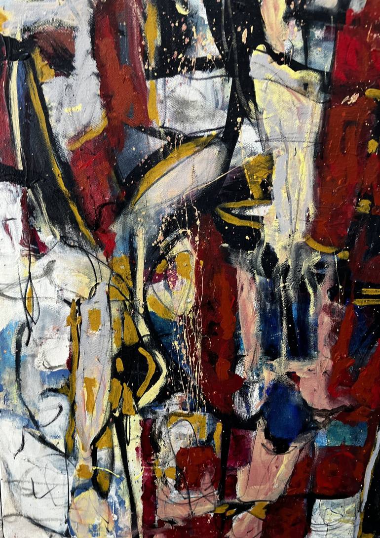 Original Abstract Expressionism Abstract Painting by Jeffrey Davies 