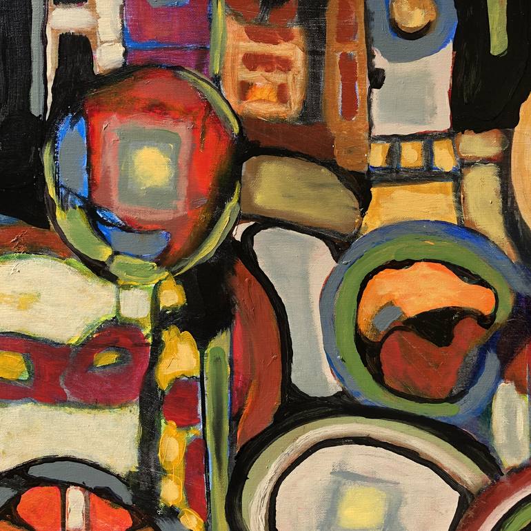 Original Abstract Painting by Jeffrey Davies 