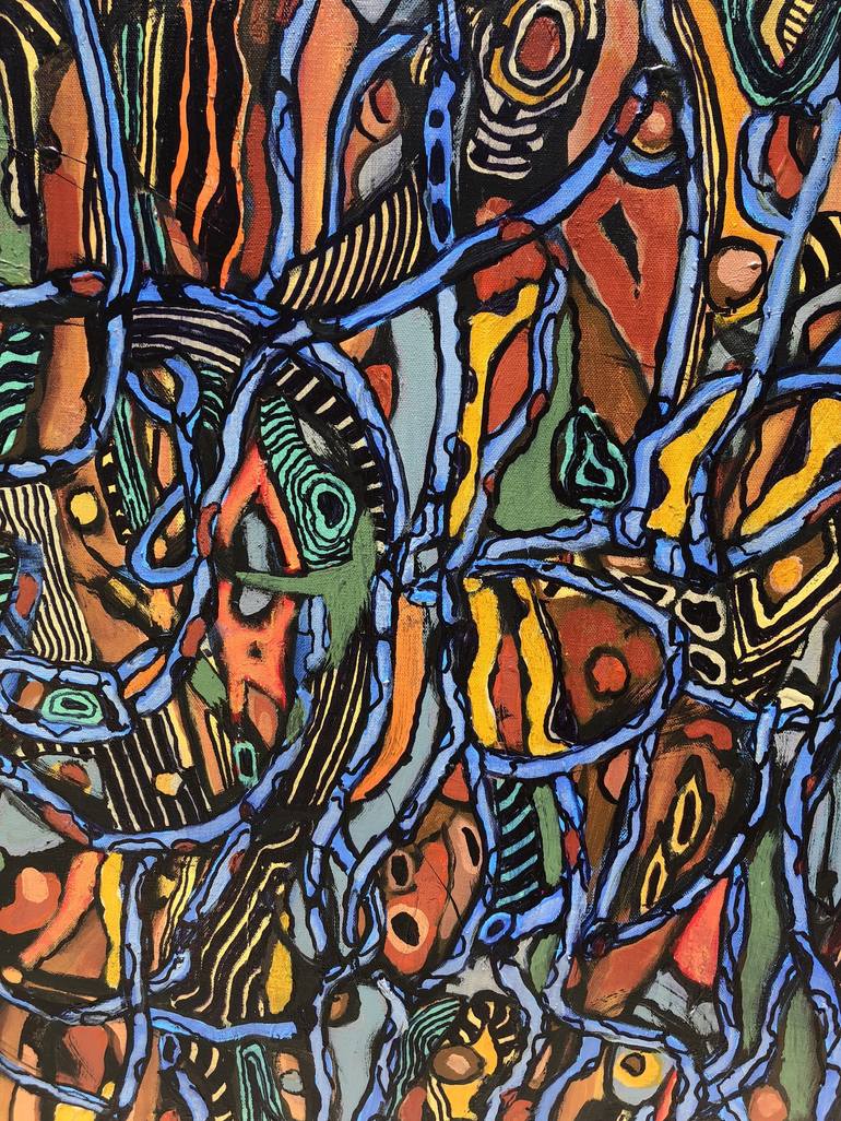 Original Abstract Painting by Jeffrey Davies 