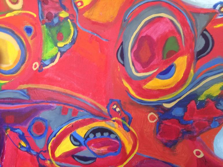 Original Abstract Expressionism Abstract Painting by Jeffrey Davies 