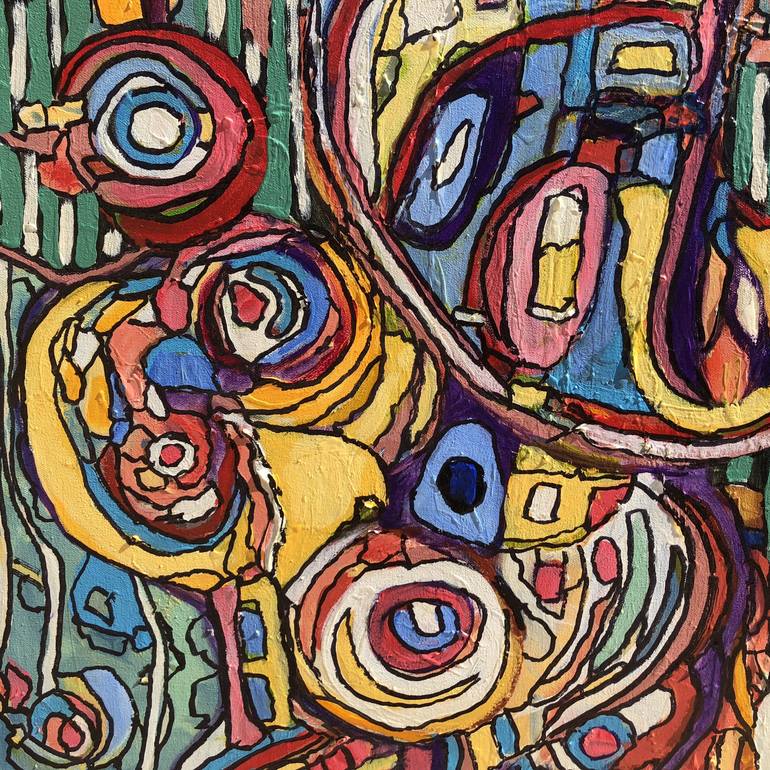 Original Abstract Expressionism Abstract Painting by Jeffrey Davies 