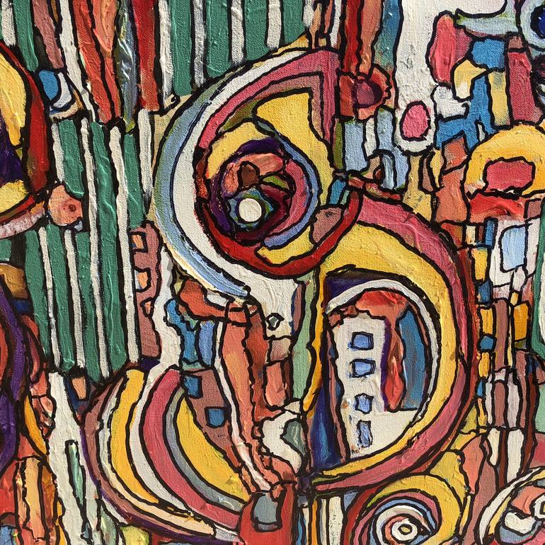 Original Abstract Expressionism Abstract Painting by Jeffrey Davies 