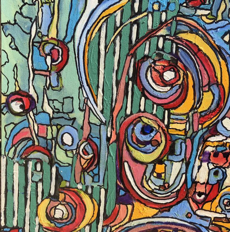 Original Abstract Expressionism Abstract Painting by Jeffrey Davies 