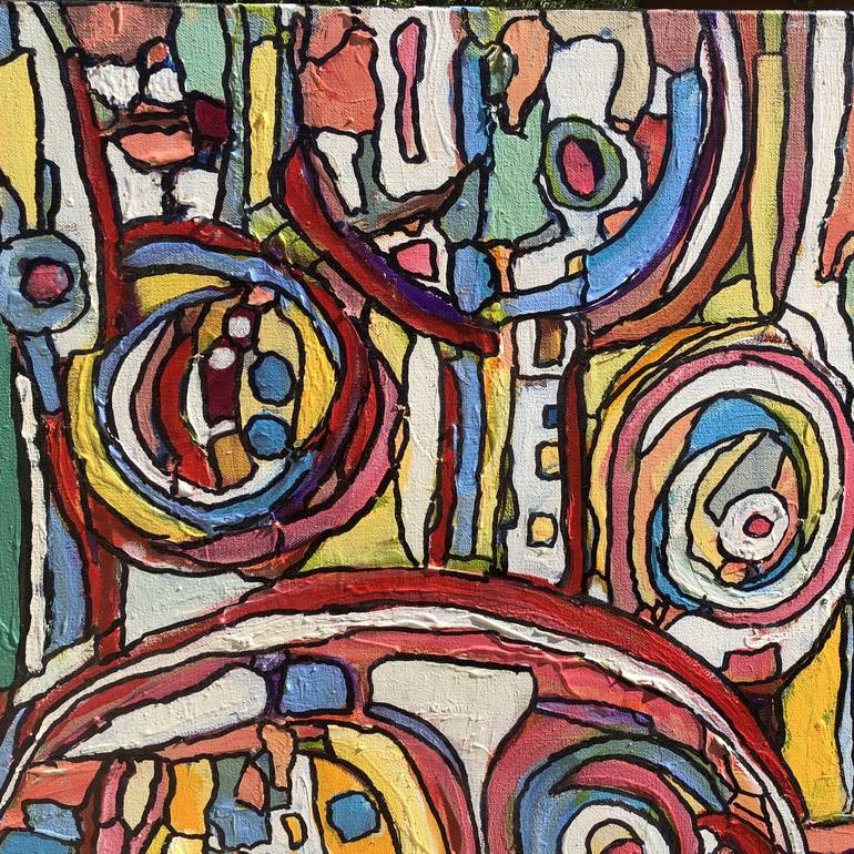 Original Abstract Expressionism Abstract Painting by Jeffrey Davies 