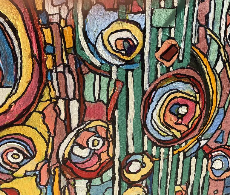 Original Abstract Expressionism Abstract Painting by Jeffrey Davies 