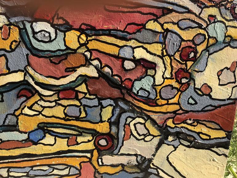 Original Abstract Expressionism Abstract Painting by Jeffrey Davies 