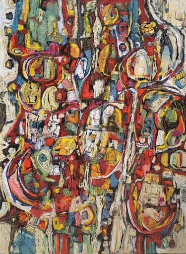 Original Abstract Expressionism Abstract Paintings by Jeffrey Davies