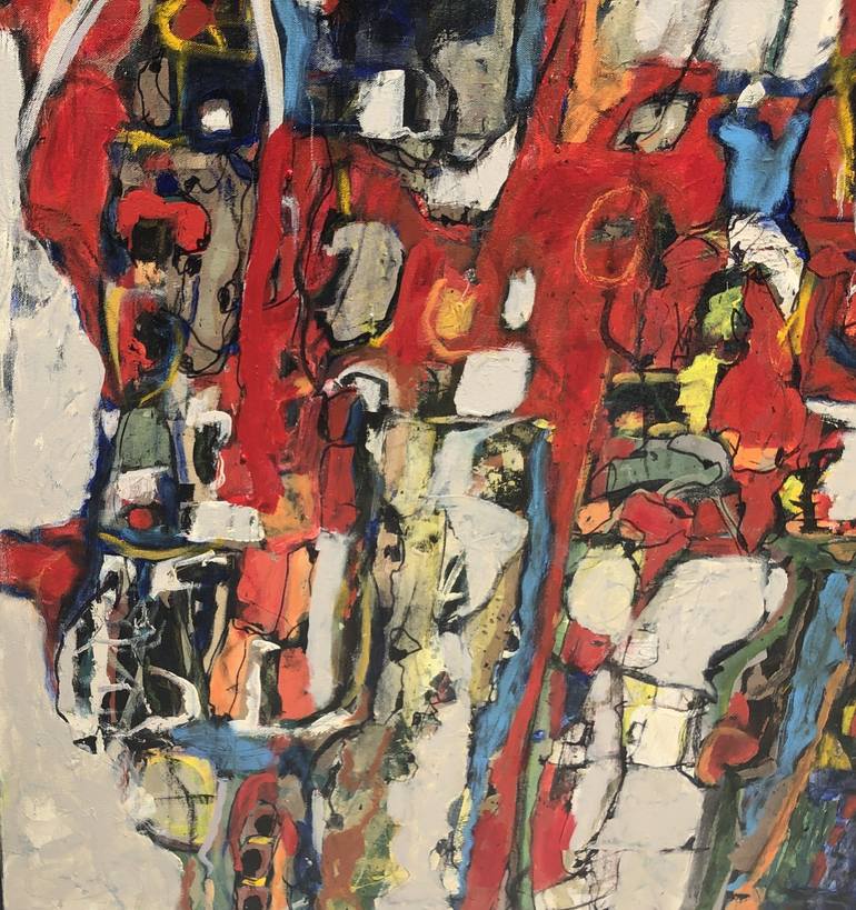 Original Abstract Expressionism Abstract Painting by Jeffrey Davies 