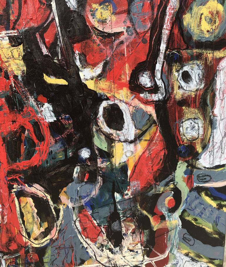 Original Abstract Expressionism Abstract Painting by Jeffrey Davies 