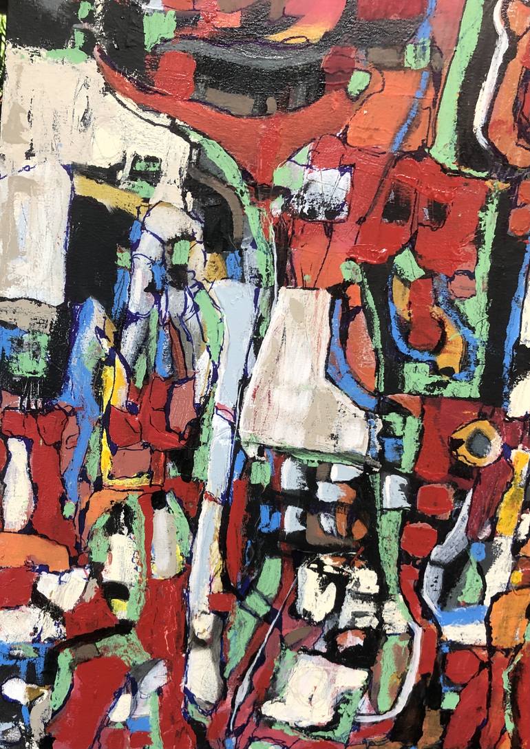 Original Abstract Expressionism Abstract Painting by Jeffrey Davies 
