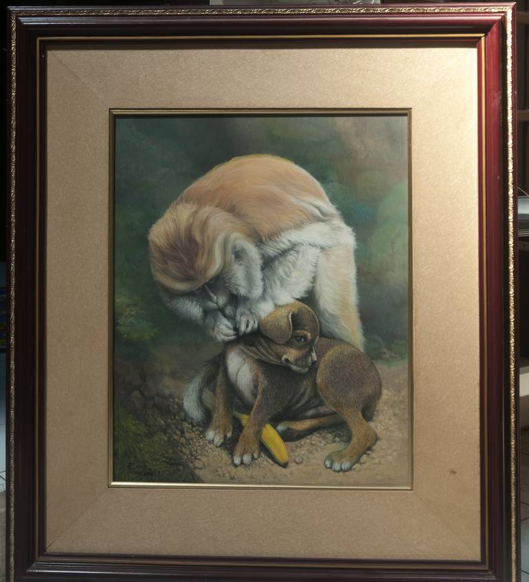 Original Animal Painting by hanStudio Gallery