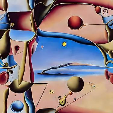 Original Surrealism Abstract Digital by Brian Iselin