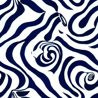 Canvas Print - Swirls of the Infinite Azure thumb