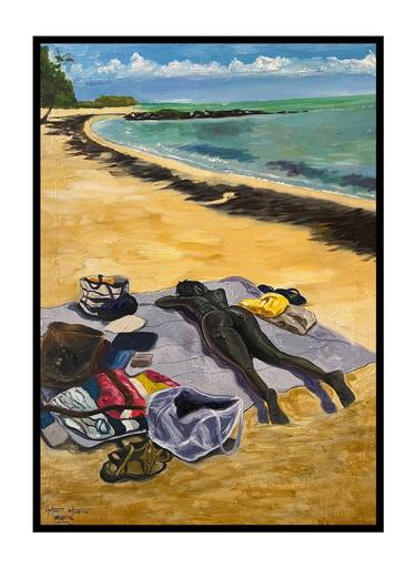 Original Figurative Travel Painting by Clinton Artisto