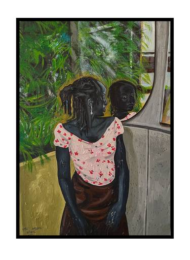 Original Figurative Women Painting by Clinton Artisto