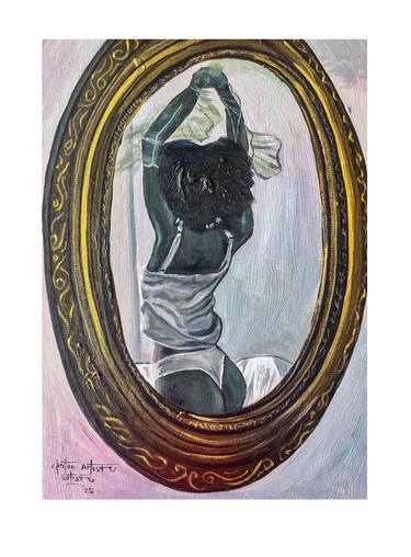 Original Portraiture Women Painting by Clinton Artisto