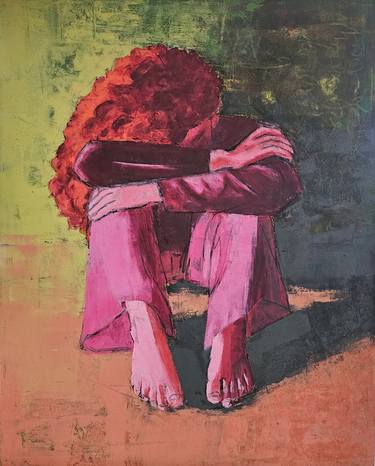 Original Abstract Expressionism Women Paintings by Waqeea Chaudhry