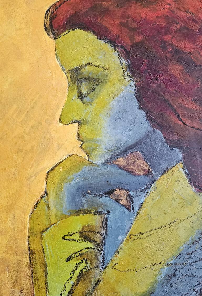 Original Abstract Women Painting by Waqeea Chaudhry