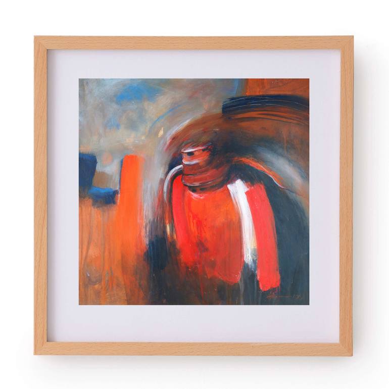 Original Art Deco Abstract Painting by Tanvir  Ahmed