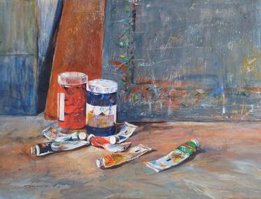 Print of Impressionism Still Life Paintings by Tanvir Ahmed